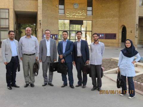 جلسه پایانی کلاس درس رفتار سازمانی بین الملل- دانشگاه تهران- ۱۳۹۴